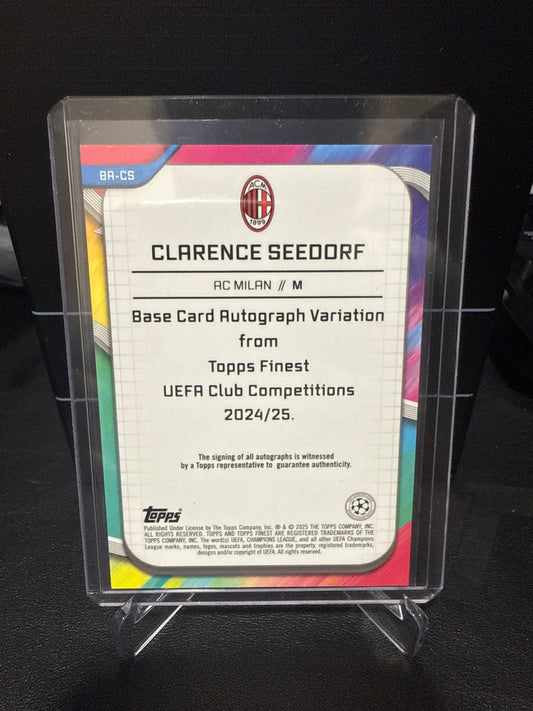 Clarence Seedorf - Milan - Autograph - #081/125
