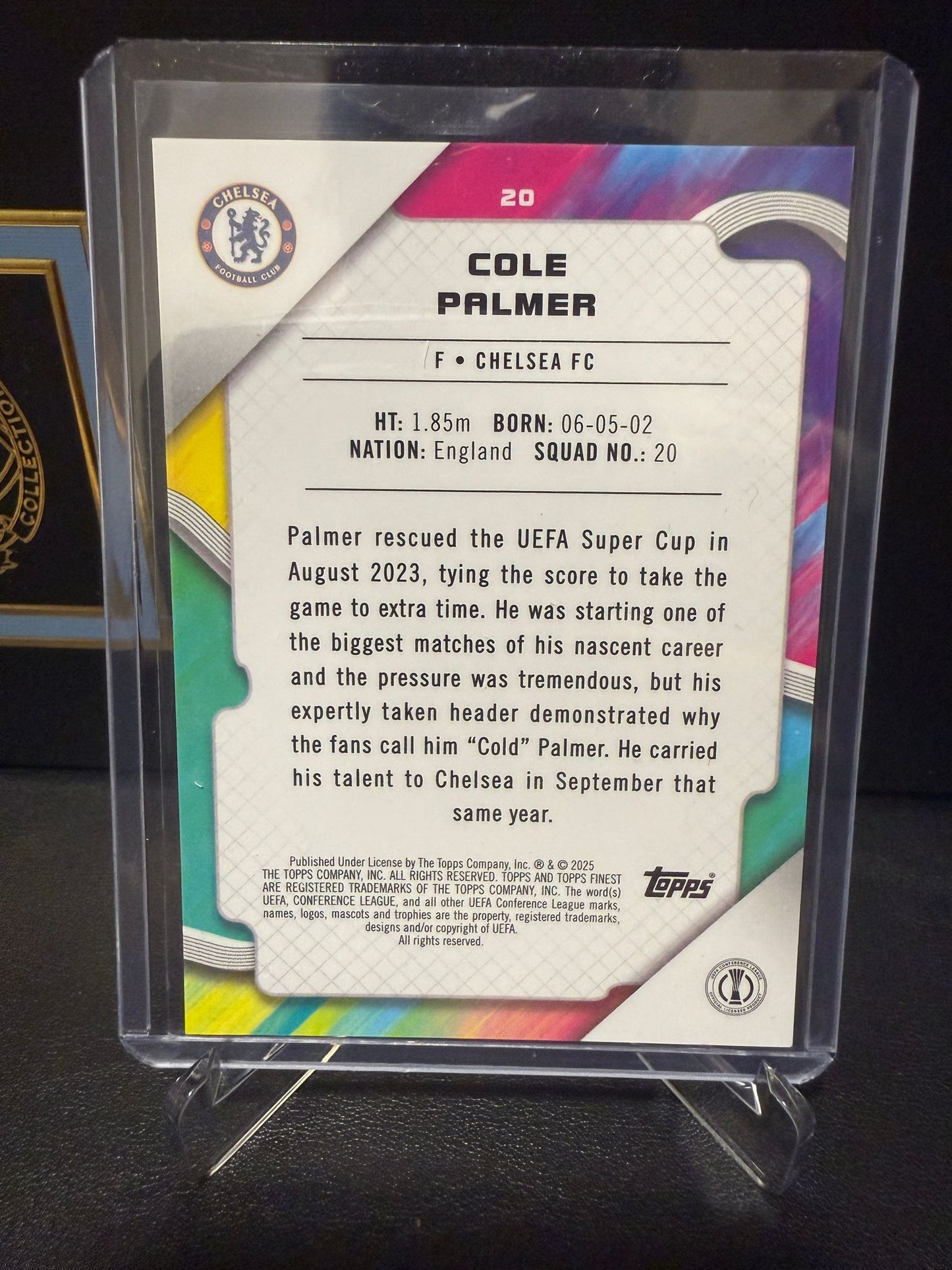 Cole Palmer - Topps Finest 2025 - #08/10 - https://www.ebay.com/itm/306467978169