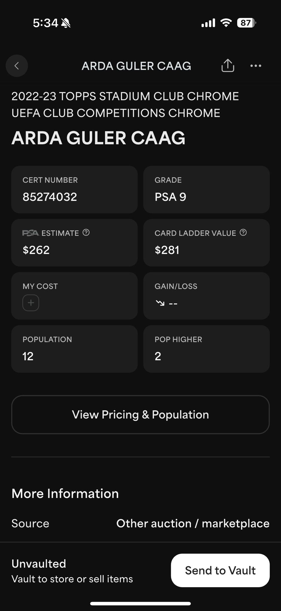 Arda Guler - Chrome Autograph - #57/99 - Bid Here https://ebay.us/m/4U1Czj