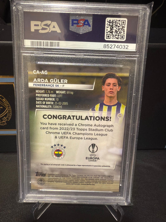 Arda Guler - Chrome Autograph - #57/99 - Bid Here https://ebay.us/m/4U1Czj