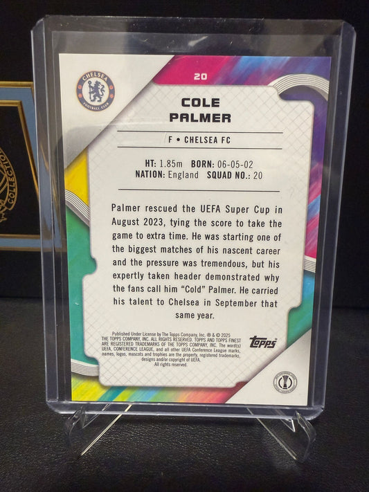 Cole Palmer - Topps Finest 2025 - #08/10 - https://www.ebay.com/itm/306467978169