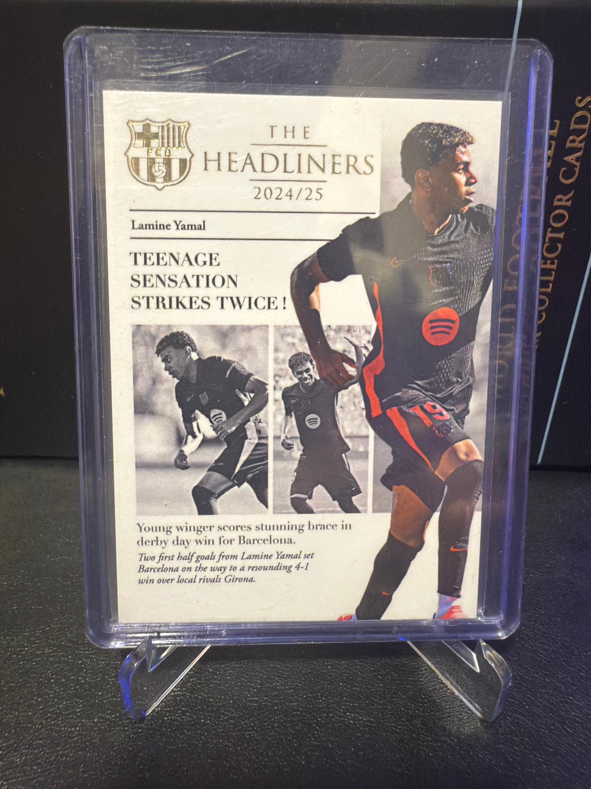 Lamine Yamal - Futera - The Headliners 2024/2025 - #27/29 - Bid Here - https://ebay.us/m/lbeEh9