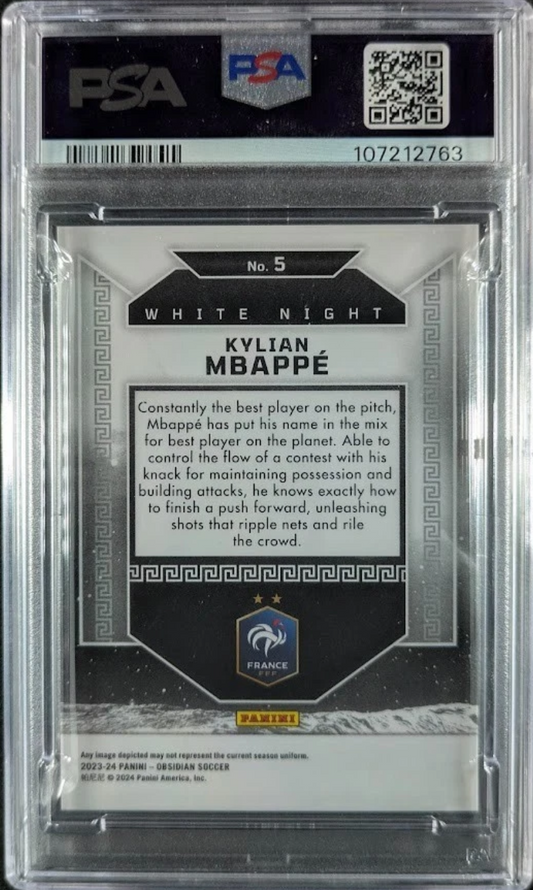 Kylian Mbappe - France - White Night SSP France PSA 10 - Bid here - https://ebay.us/m/NZtd4c