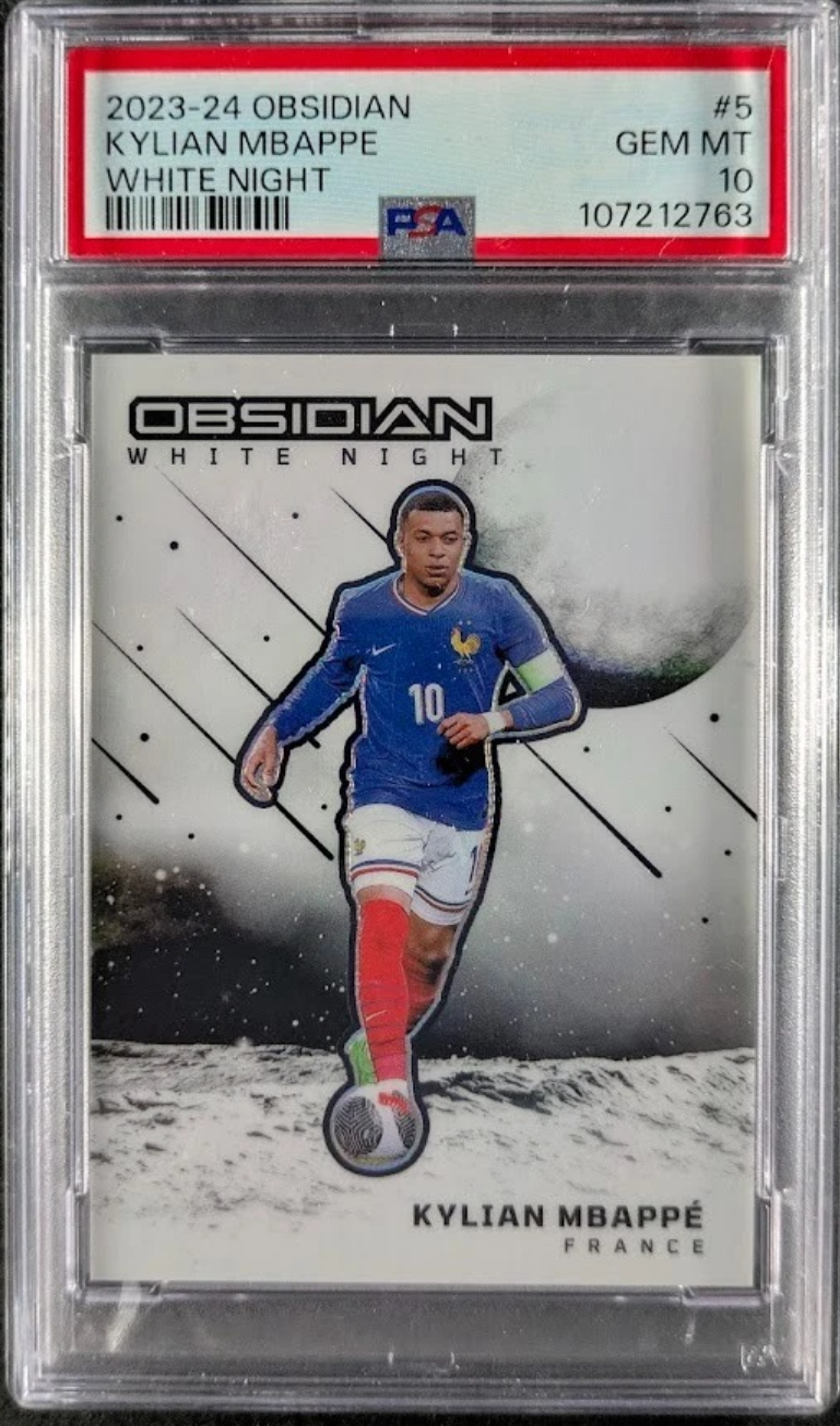 Kylian Mbappe - France - White Night SSP France PSA 10 - Bid here - https://ebay.us/m/NZtd4c